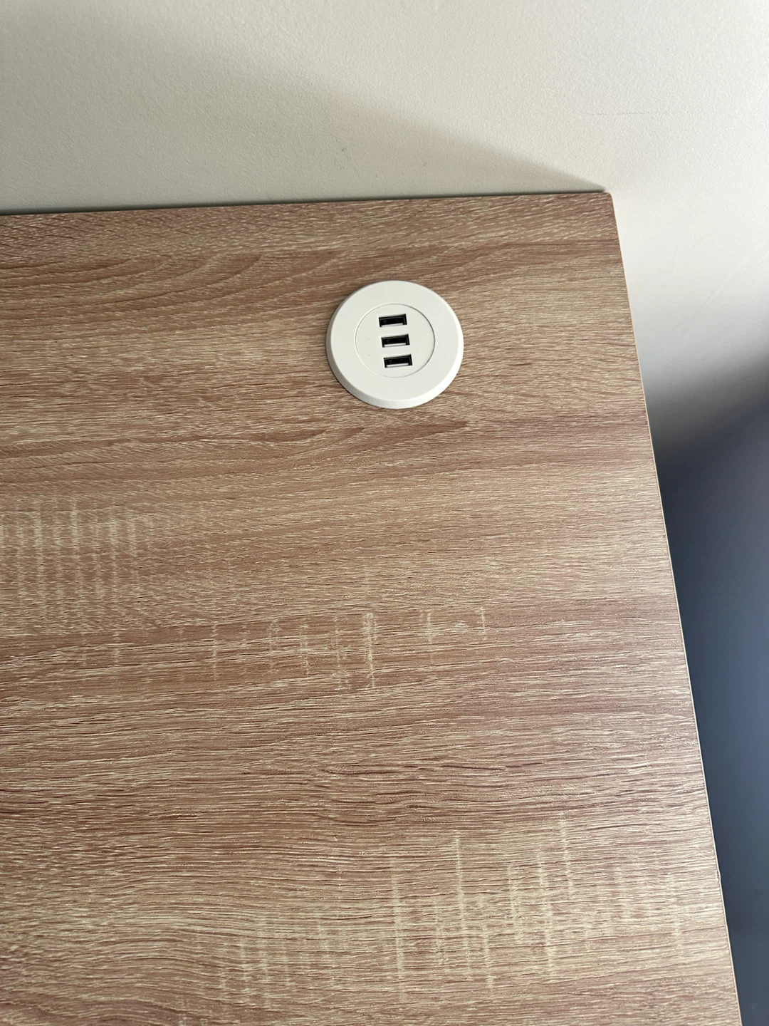 Desk with 2 Drawers and Built-in USB Ports - photo 3