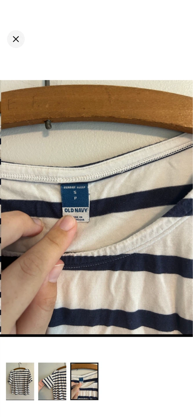 Old Navy Striped T-Shirt - Size S - photo 3