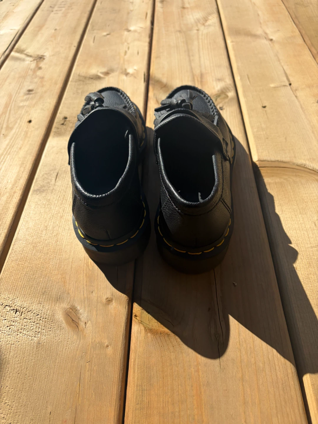 Dr. Martens Black Leather Tassel Loafers - photo 4