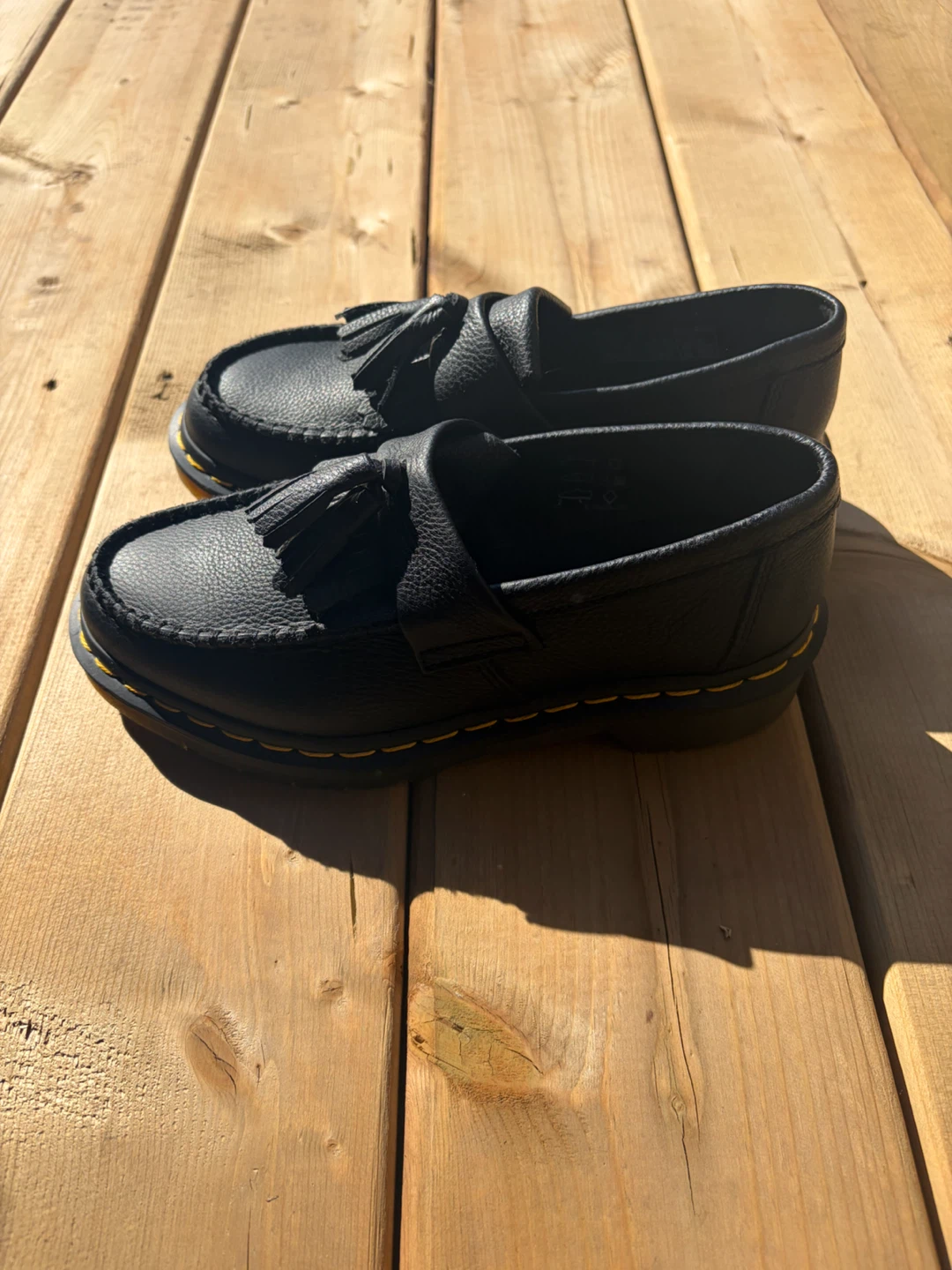 Dr. Martens Black Leather Tassel Loafers - photo 5