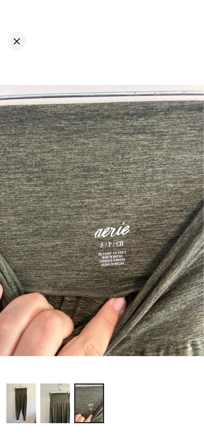 Aerie Green Jogger Pants S/P/Ch - photo 3