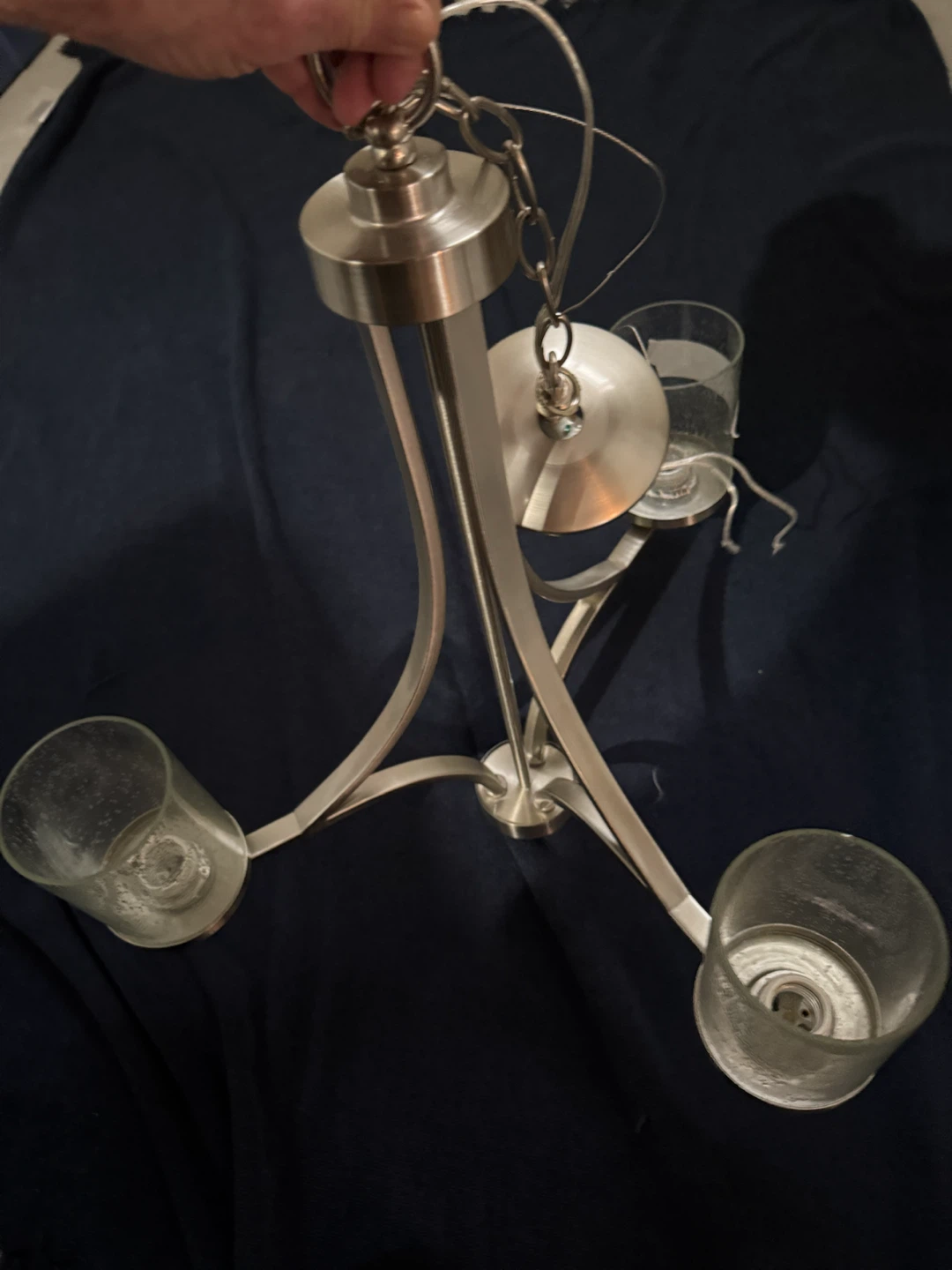Satin Nickel Chandelier