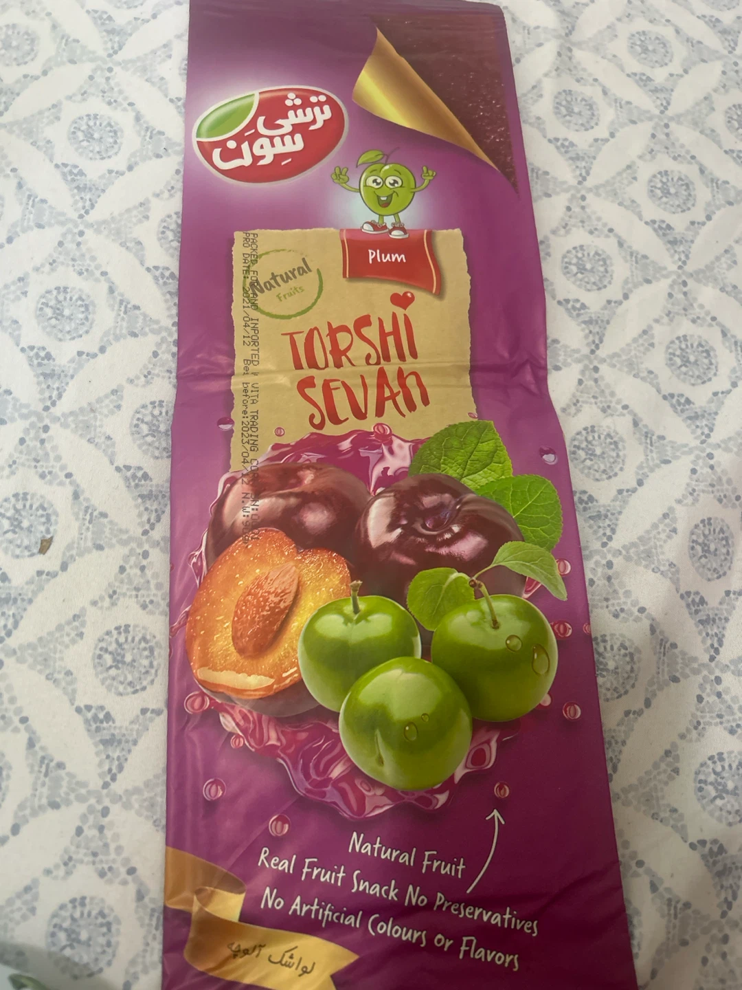 Torshi Sevah Natural Fruit Plum Snack