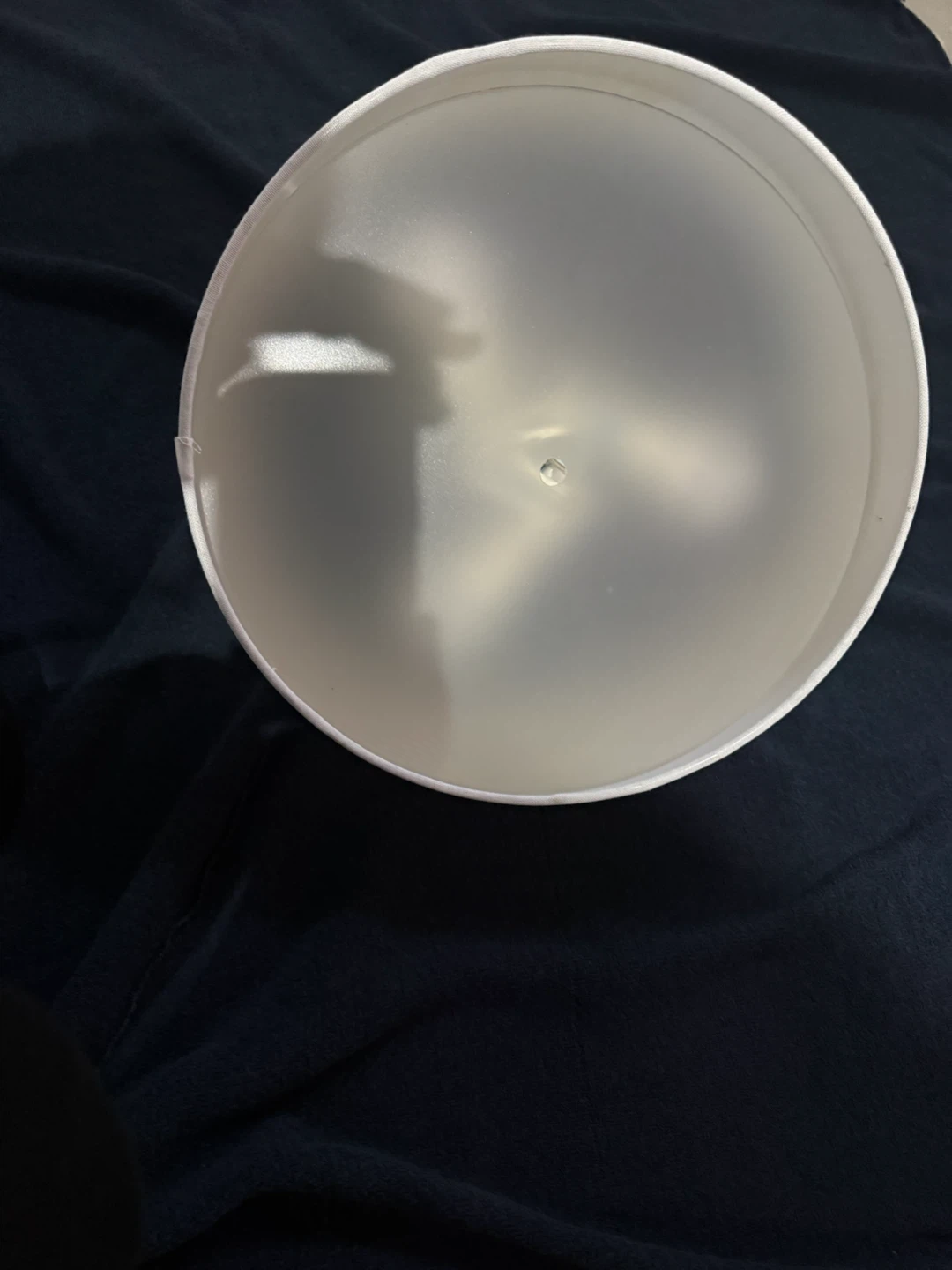 White Drum Lamp Shade - photo 2