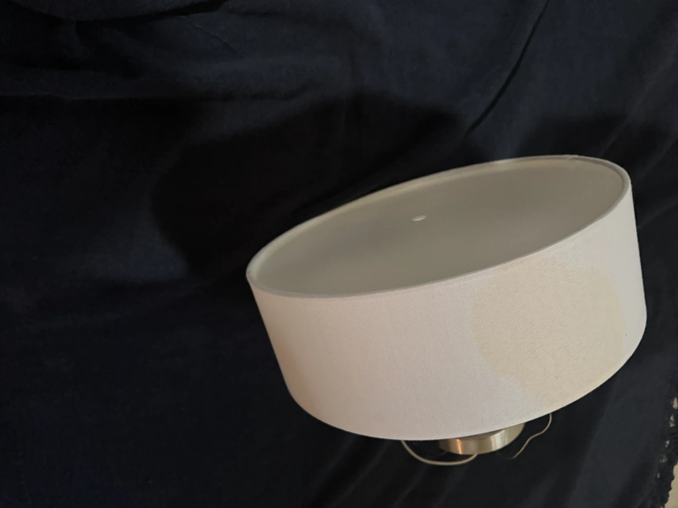 White Drum Lamp Shade - photo 3