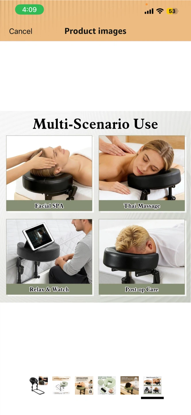 Adjustable Massage Face Cradle Pillow - photo 2