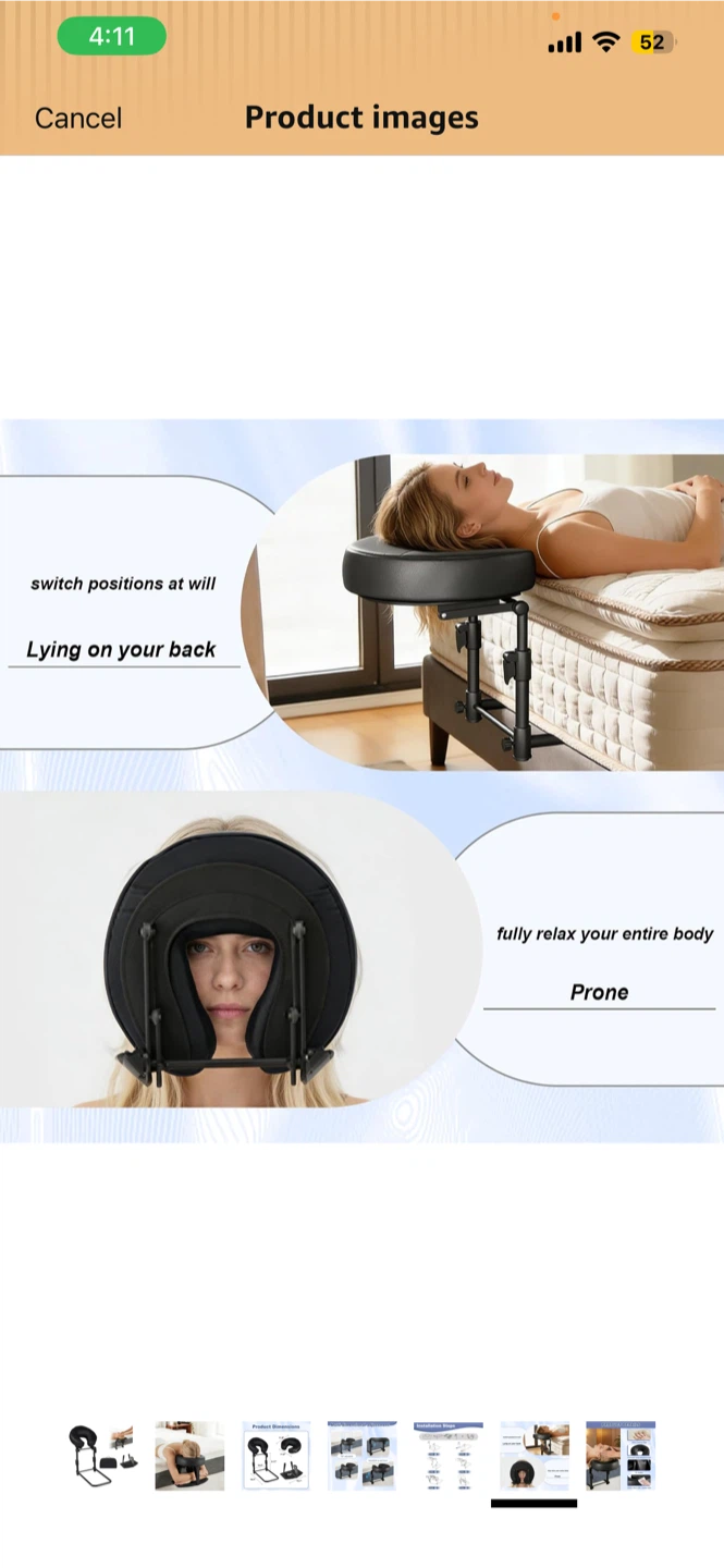 Adjustable Massage Face Cradle Pillow - photo 3