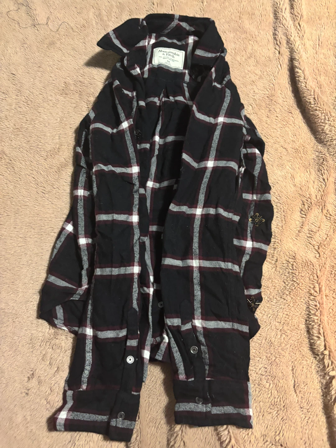 Abercrombie & Fitch Plaid Shirt - Size M