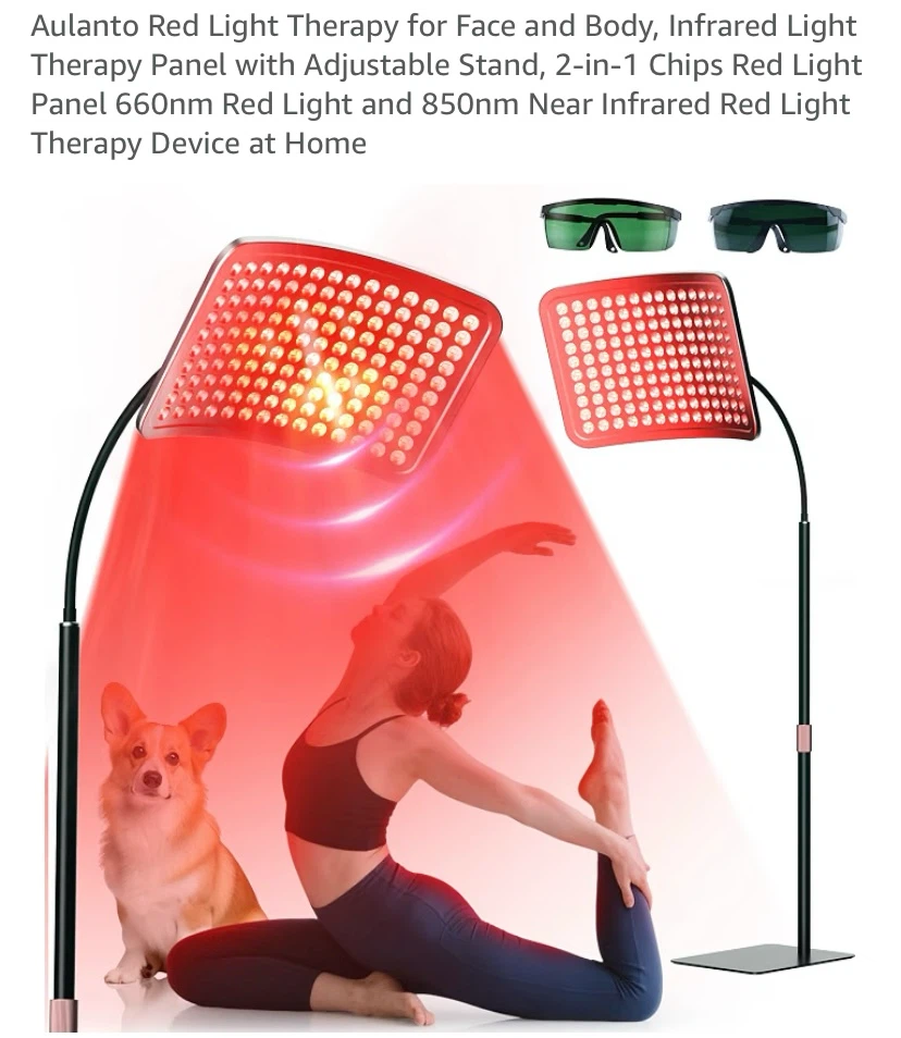 New Red Light Therapy Lamp With Stand
