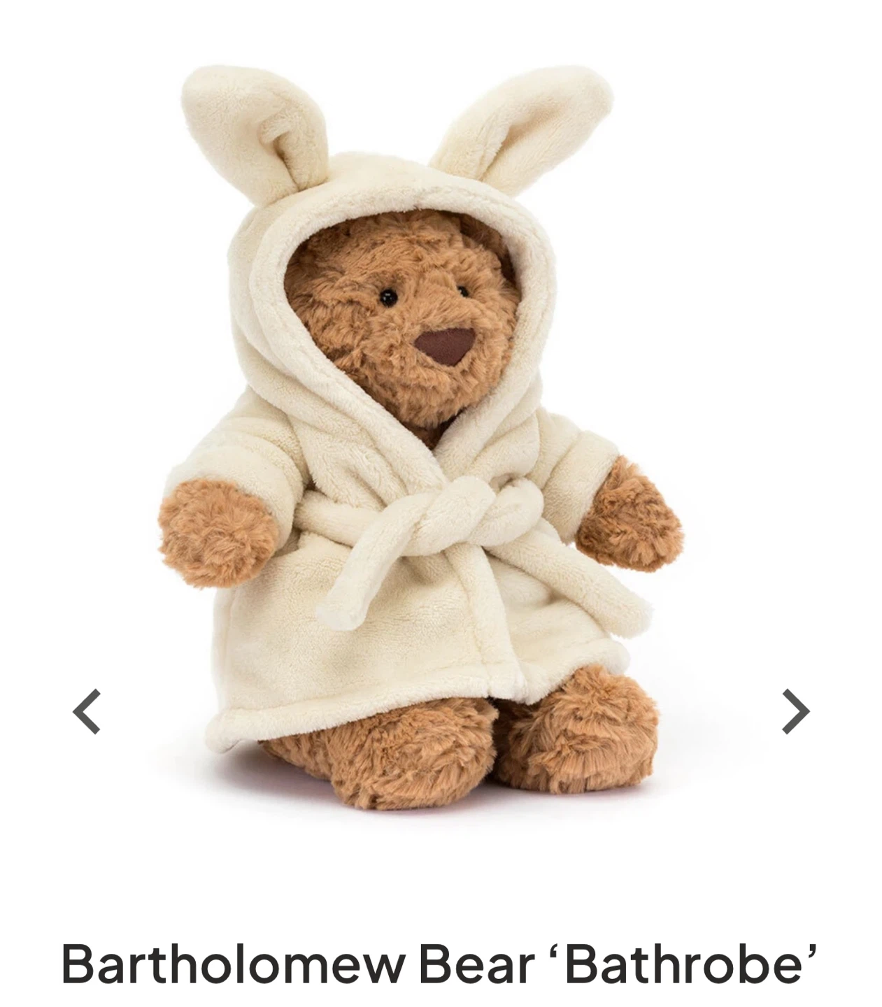Jellycat Bartholomew Bear Bathrobe - photo 2