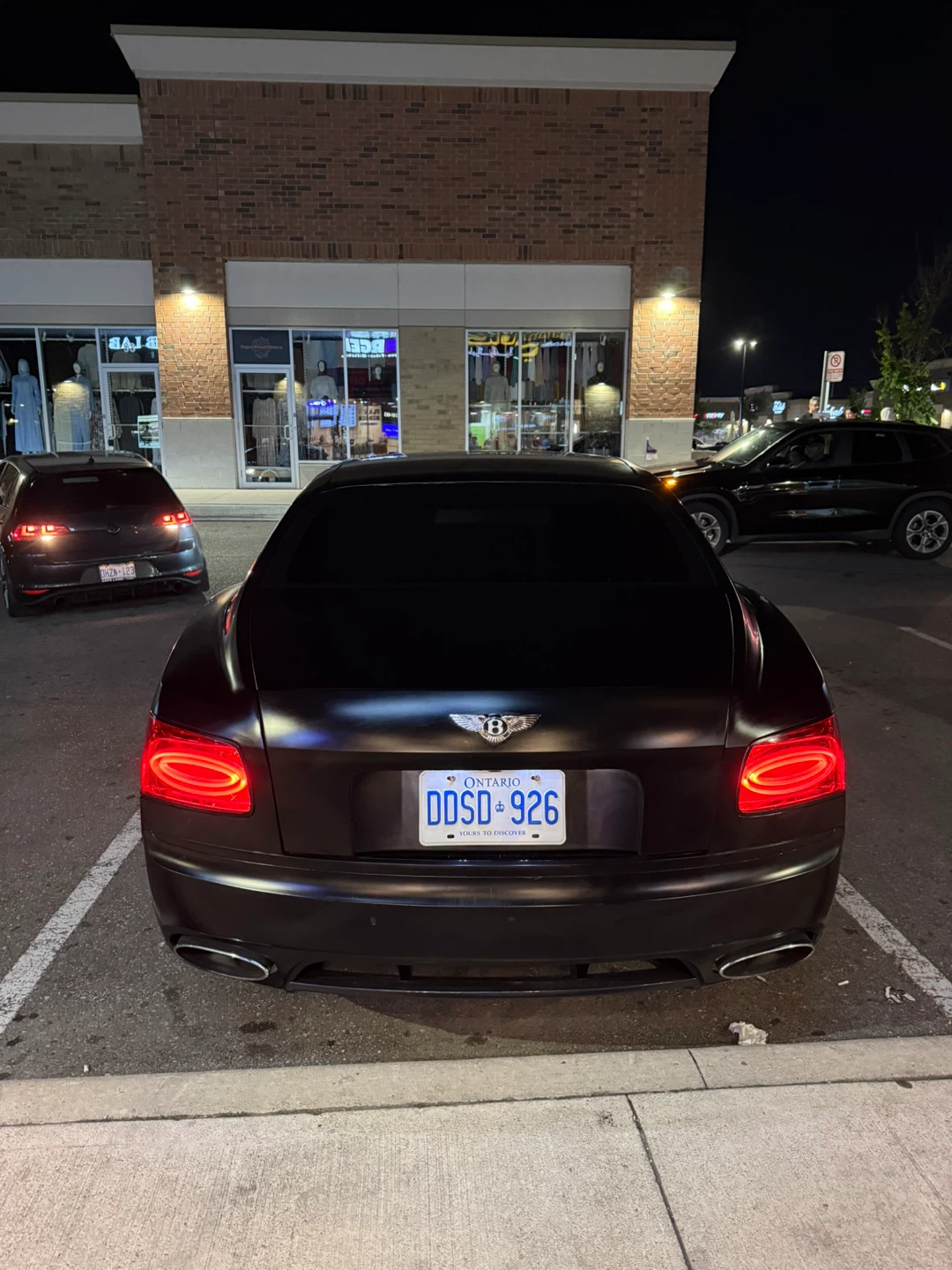 Matte Black Bentley Continental GT