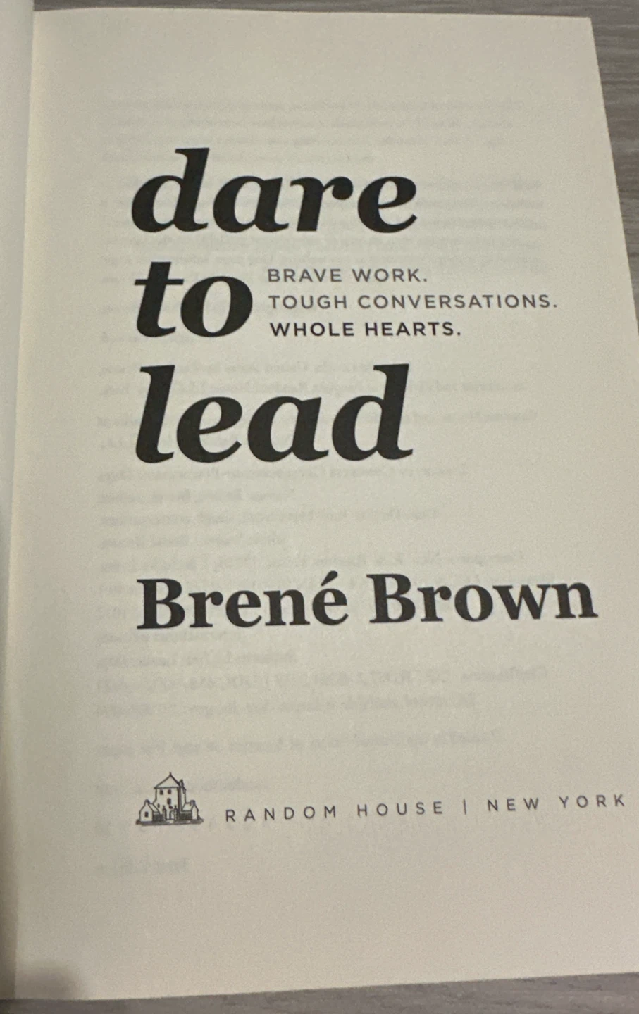 Dare to Lead