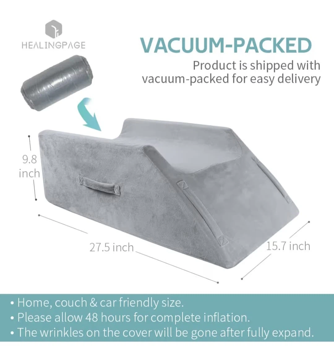 HEALING PAGE Leg Elevation Wedge Support Pillow - photo 2