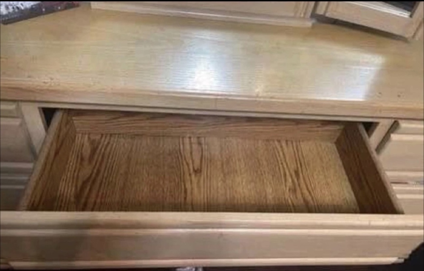 Wooden Dresser with Mirror - photo 3