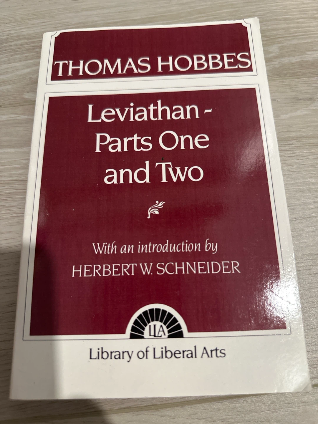Thomas Hobbes Leviathan - Parts One and Two