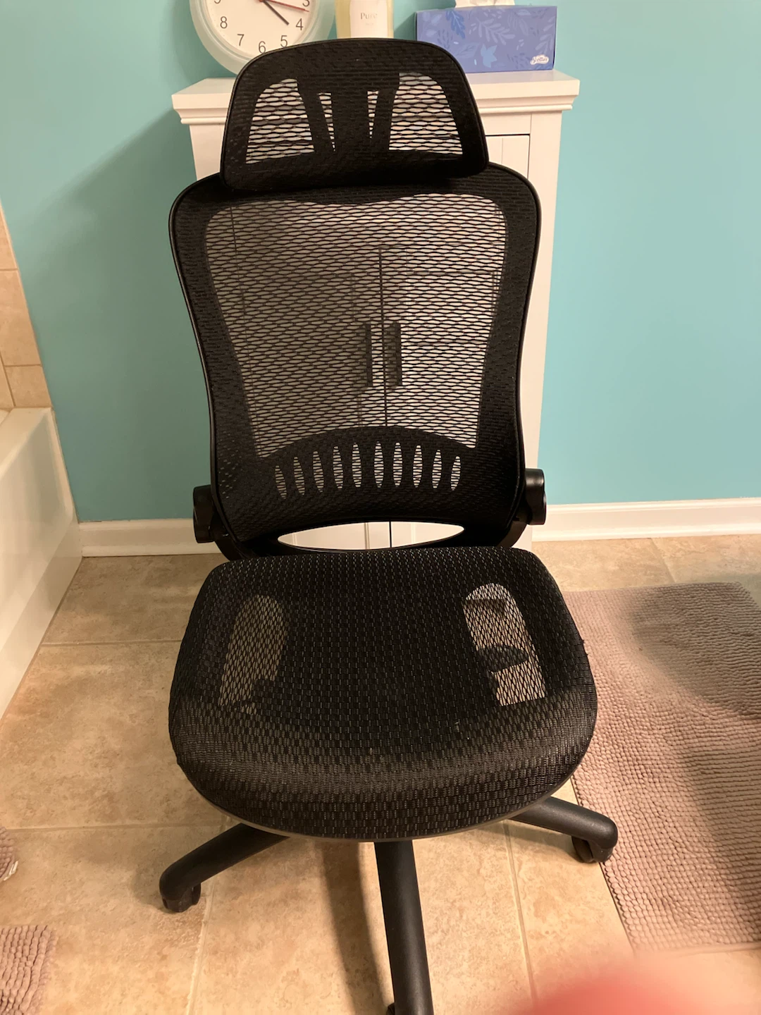 Black Mesh Ergonomic Office Chair - photo 2