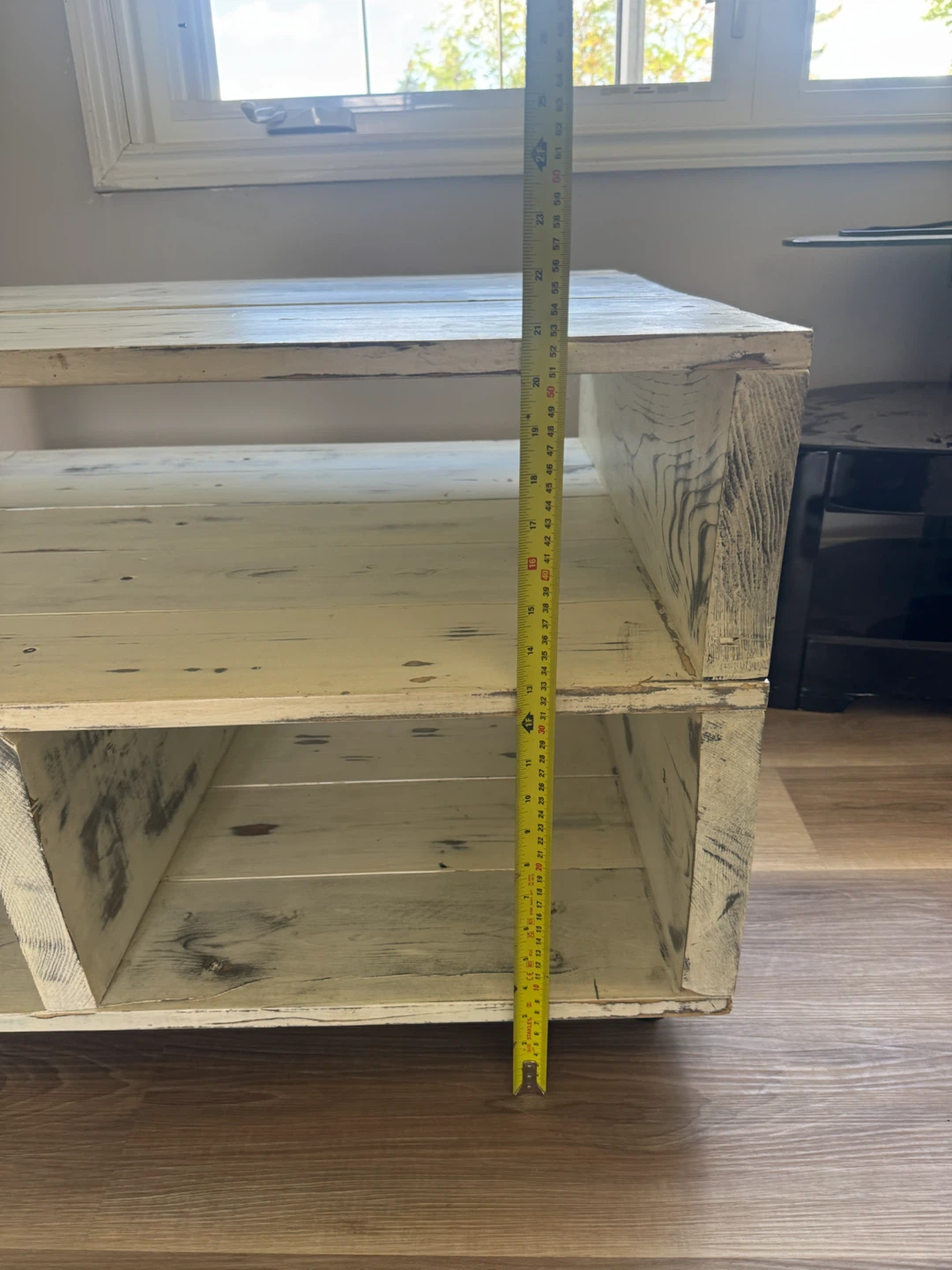 White and Grey Wash Coffee Table - photo 3