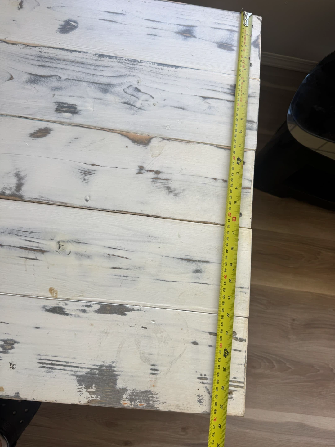 White and Grey Wash Coffee Table - photo 5