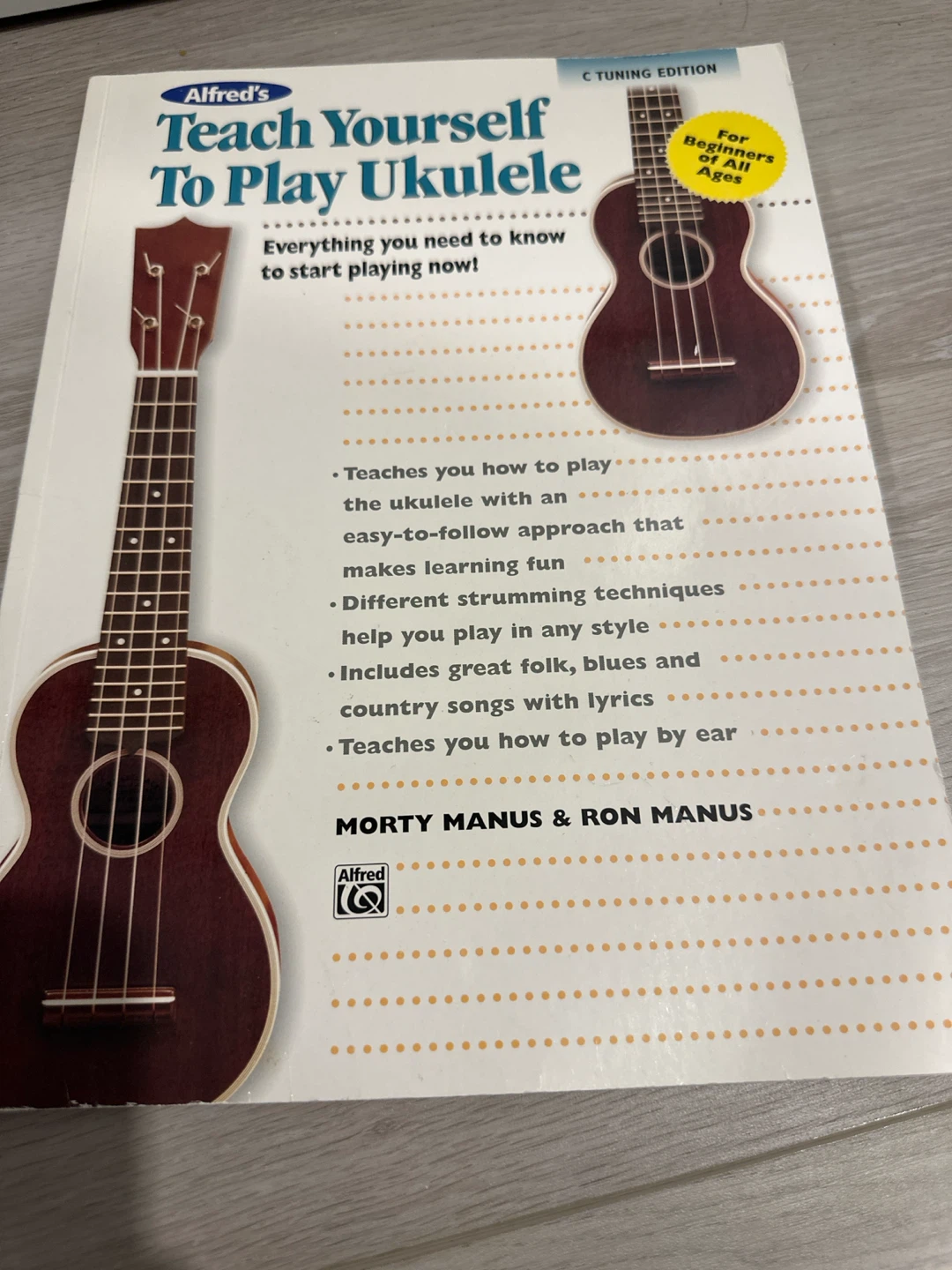 Alfred's Teach Yourself To Play Ukulele Book