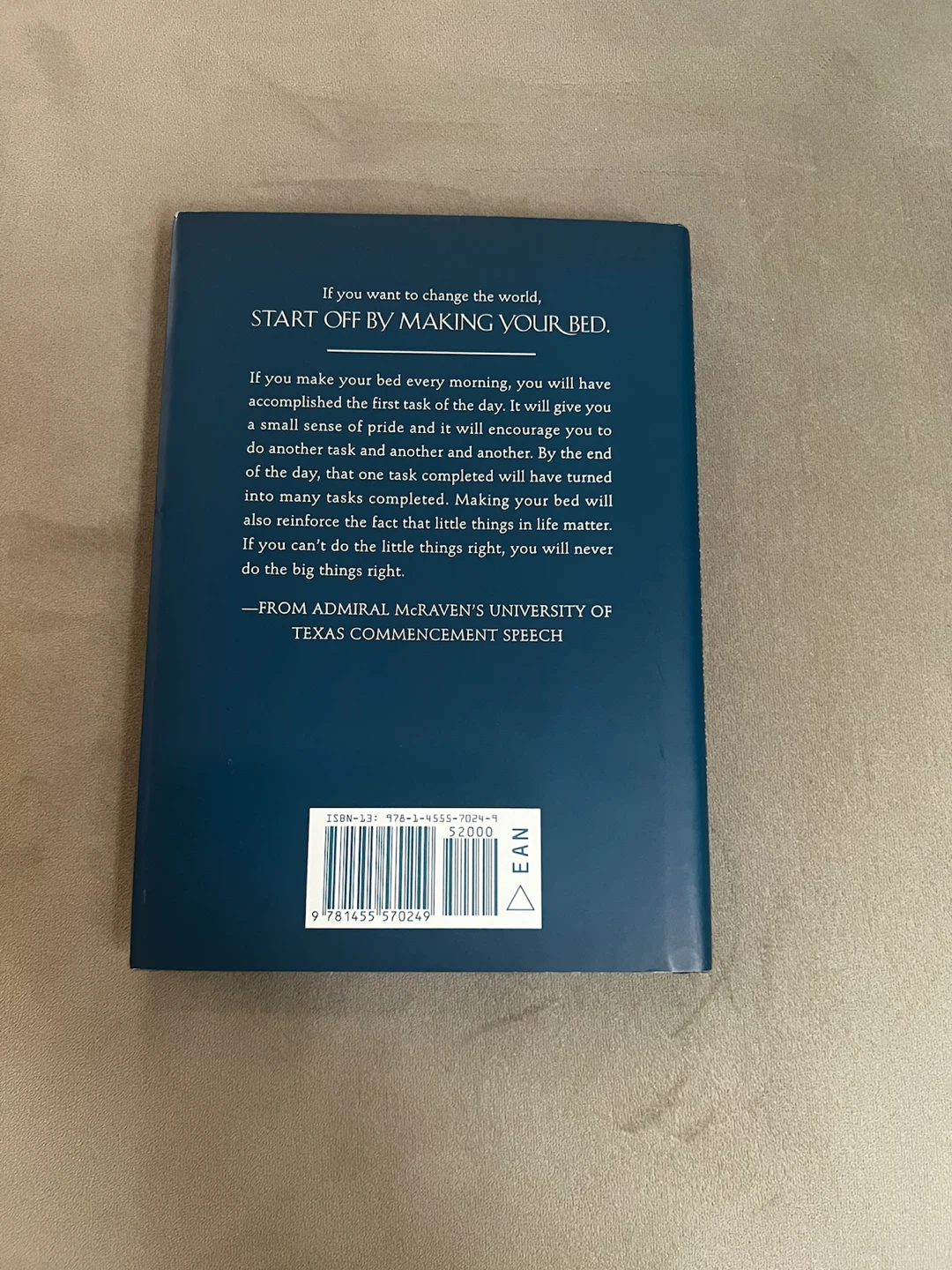 Make Your Bed by William H. McRaven Book - photo 2