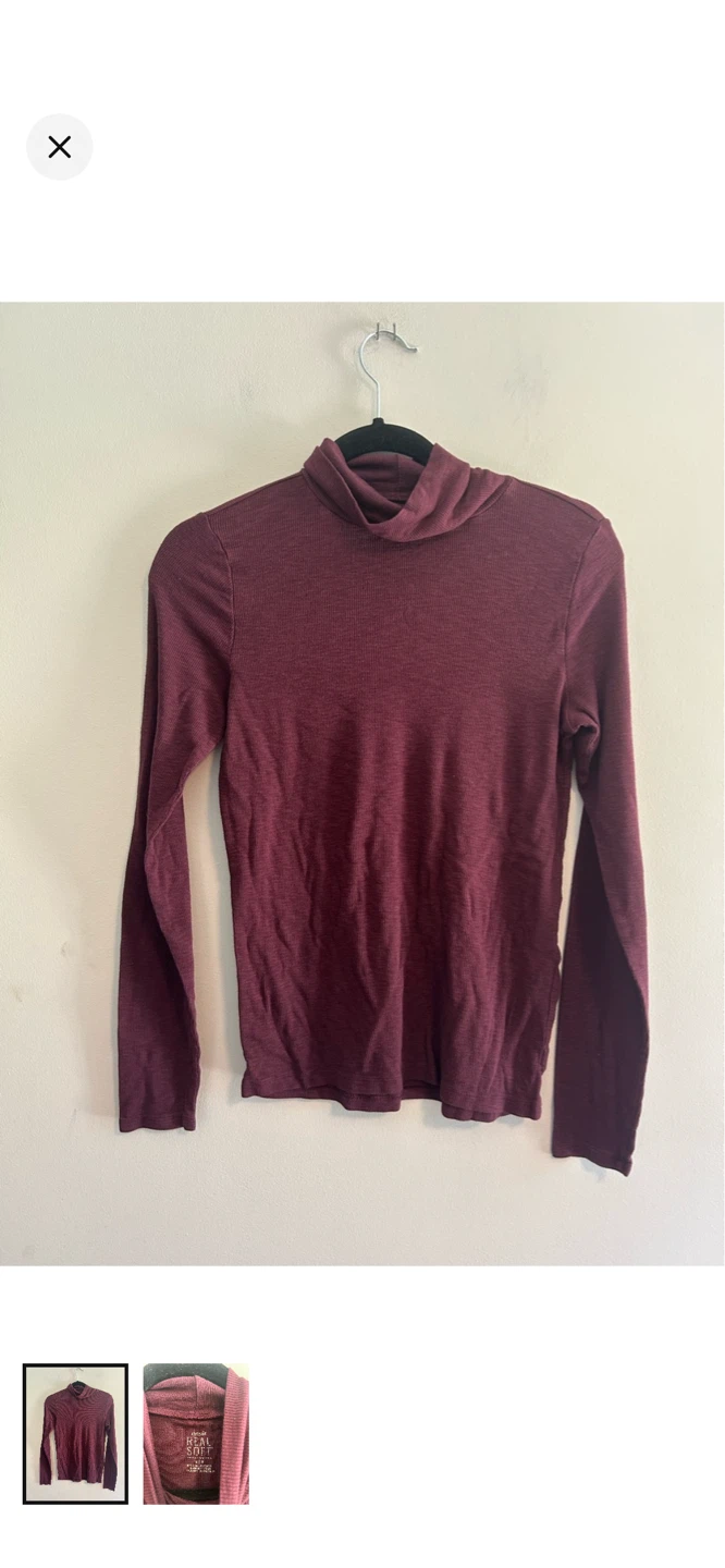 Aerie Real Soft Turtleneck