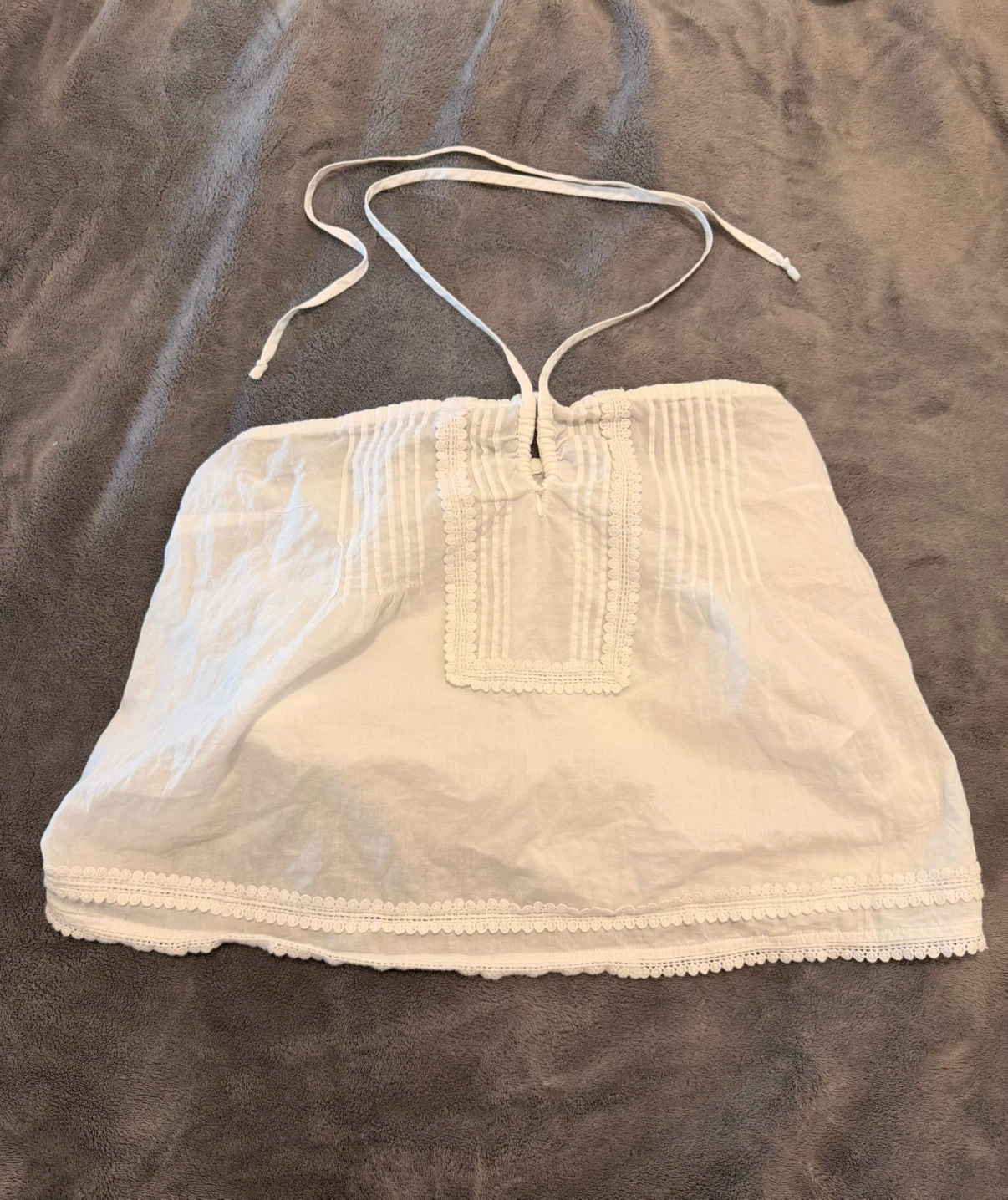 Abercrombie & Fitch White Halter Top - Size S