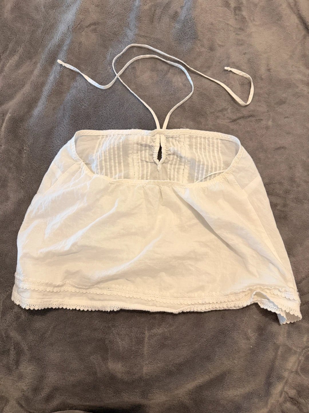 Abercrombie & Fitch White Halter Top - Size S - photo 2