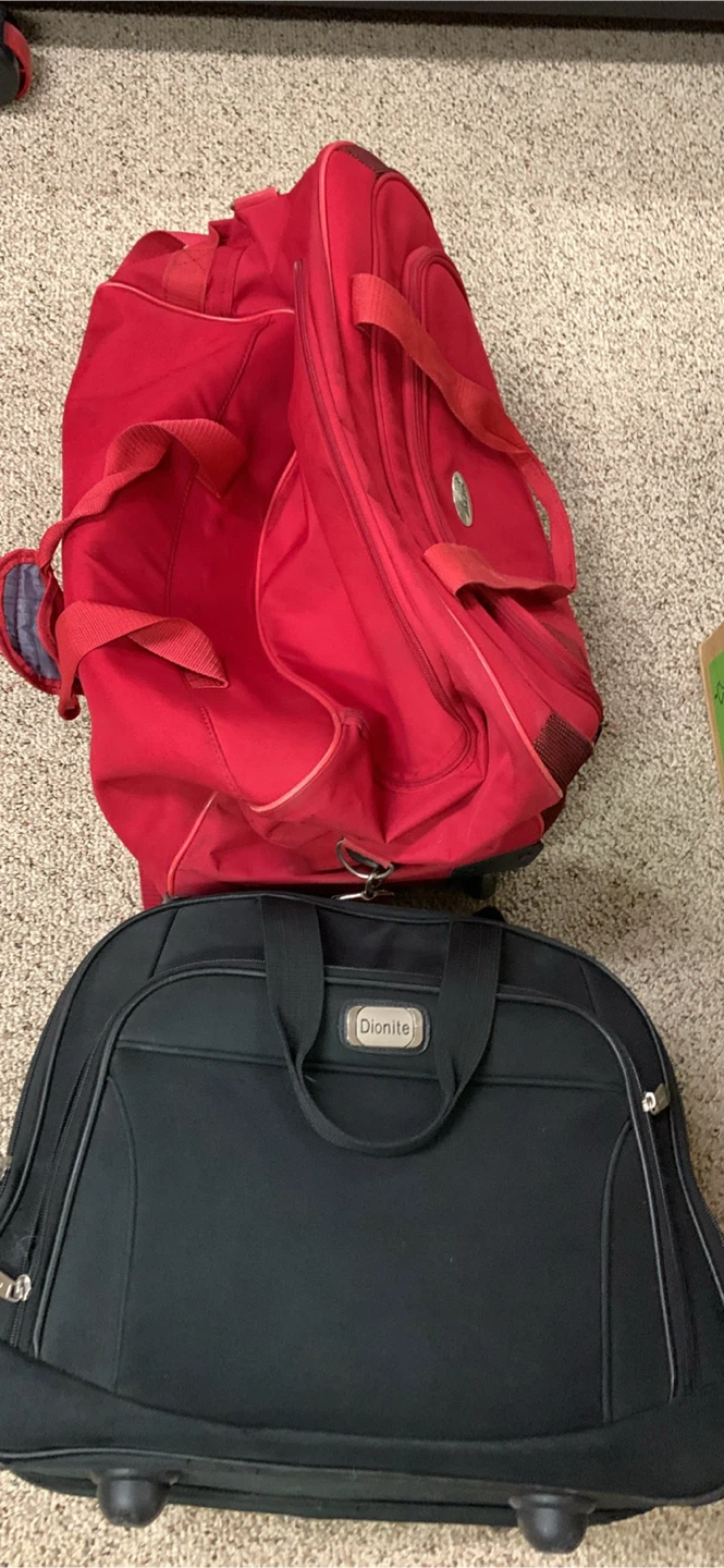 Dionite Duffel Bag and Rolling Luggage Set