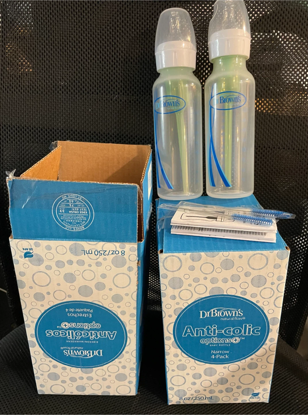 Dr. Brown's Anti-Colic Narrow Bottles - 6 new bottles