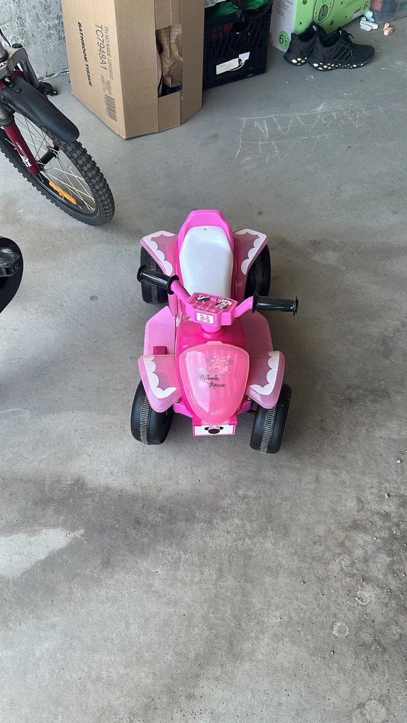Kids Pink Minnie Mouse Ride-On Quad