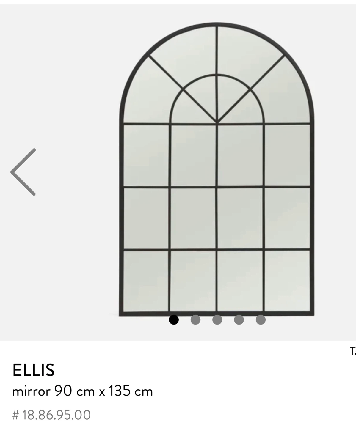Arch Mirror 90 cm x 135 cm - photo 2