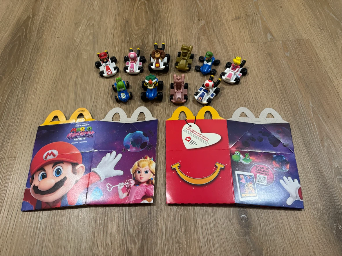 McDonald’s Mario Kart 2024 Full Set without Boxes