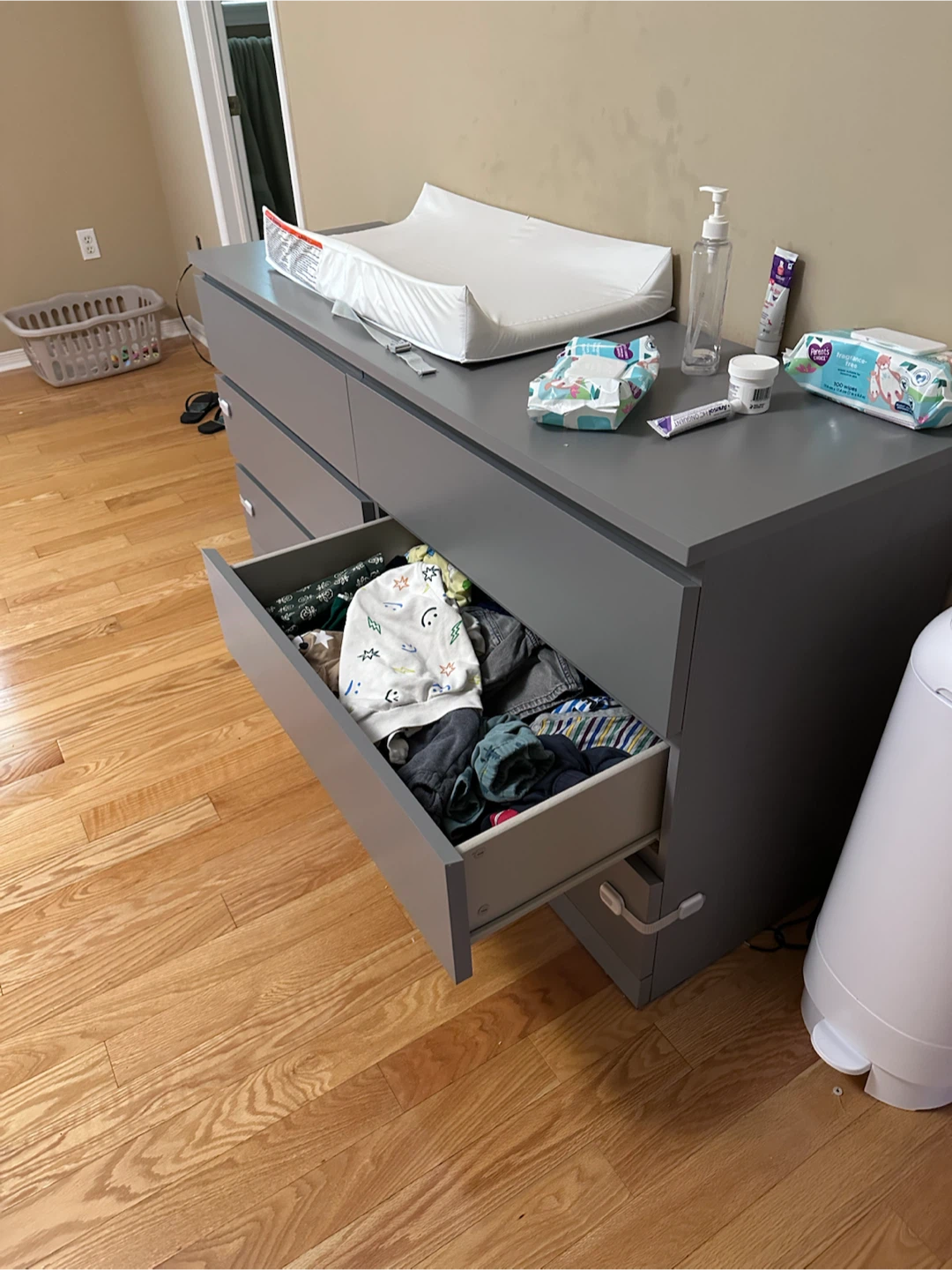 Grey 6-Drawer IKEA Dresser - photo 2