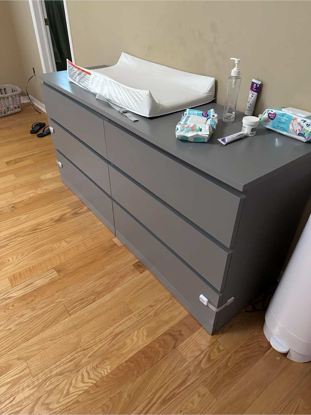 Grey 6-Drawer IKEA Dresser - photo 3