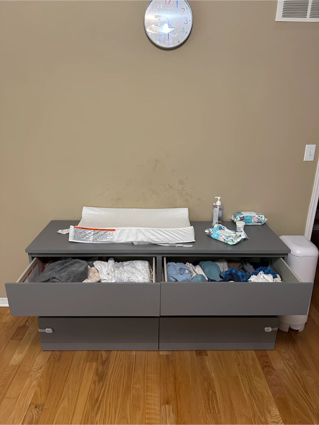 Grey 6-Drawer IKEA Dresser - photo 4