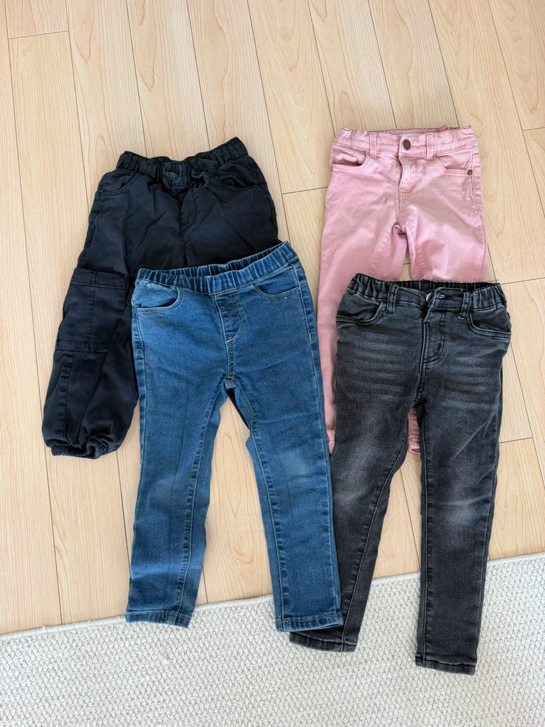 Girls Jeans Bundle (4 pairs) – Size 4T