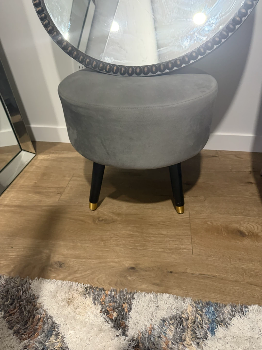 Decorative Round Wall Mirror - photo 2
