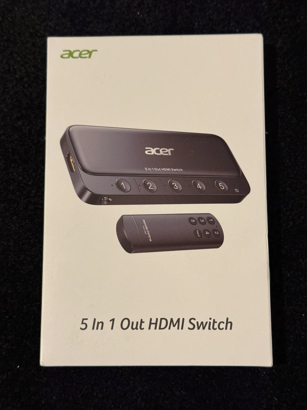 acer HDMI Switch 5 in 1 Out