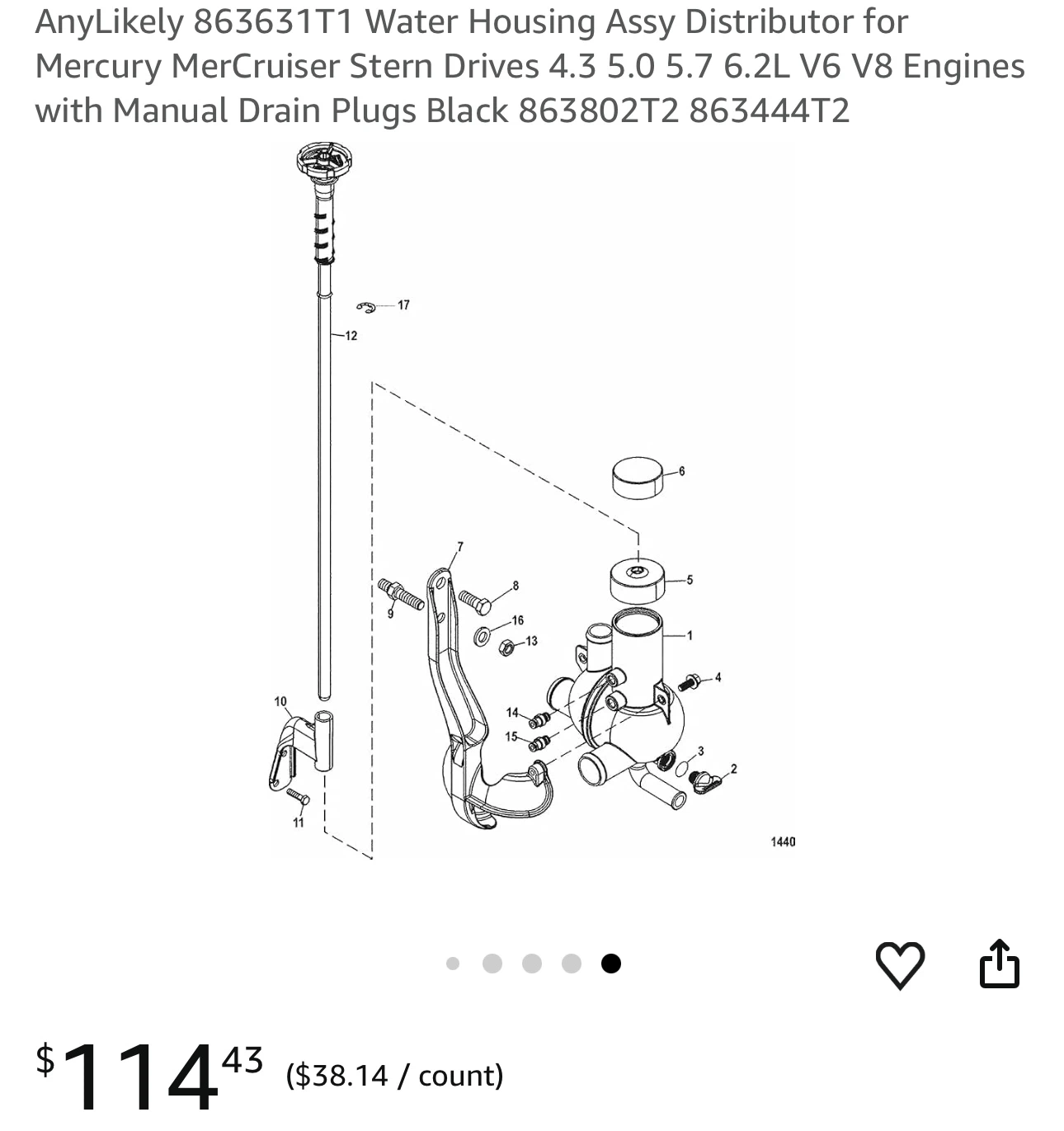 Mercury MerCruiser Stern Drives 4.3 5.0 5.7 6.2L V6 V8 - photo 5