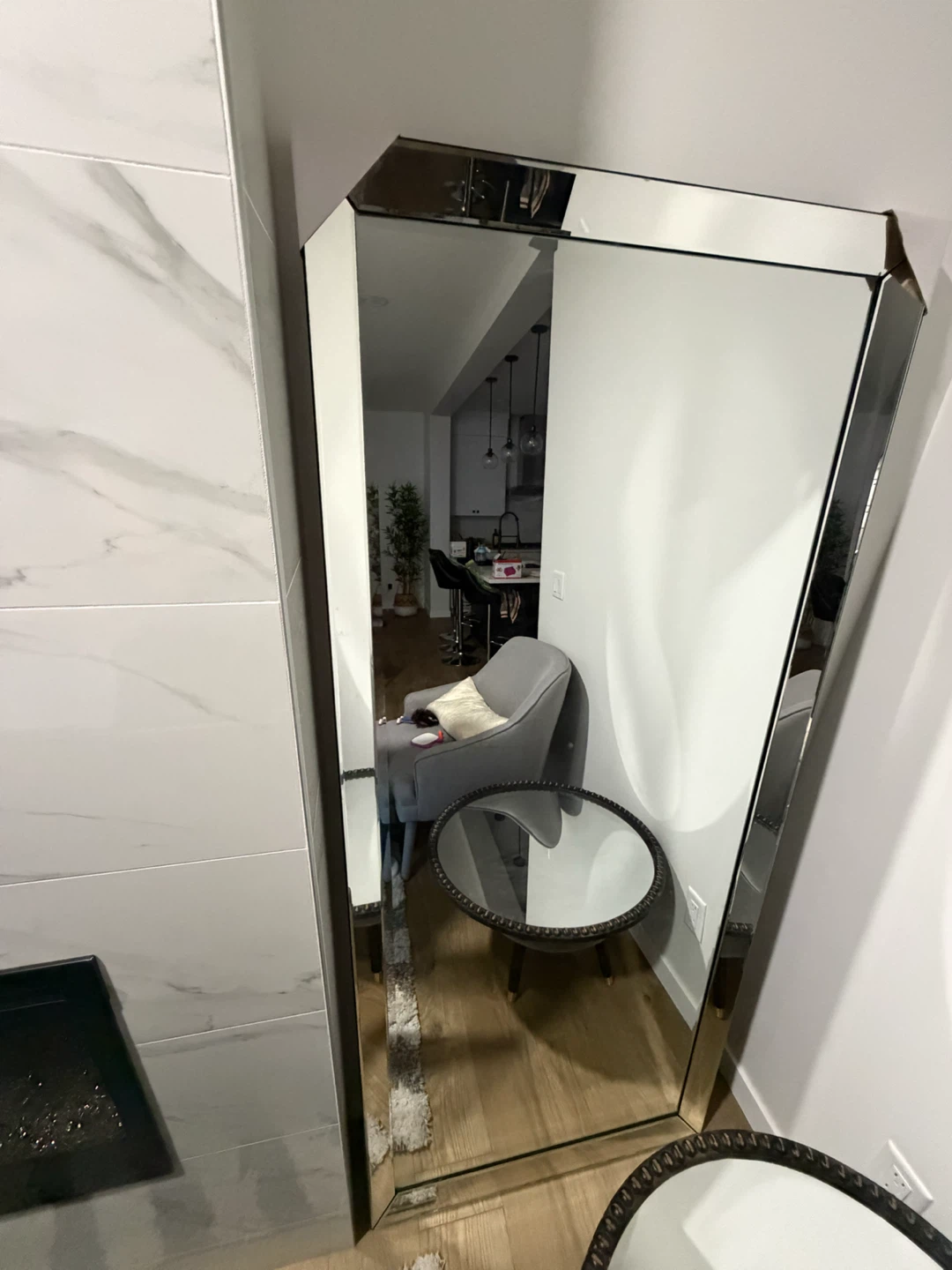 Large Bevelled Mirror