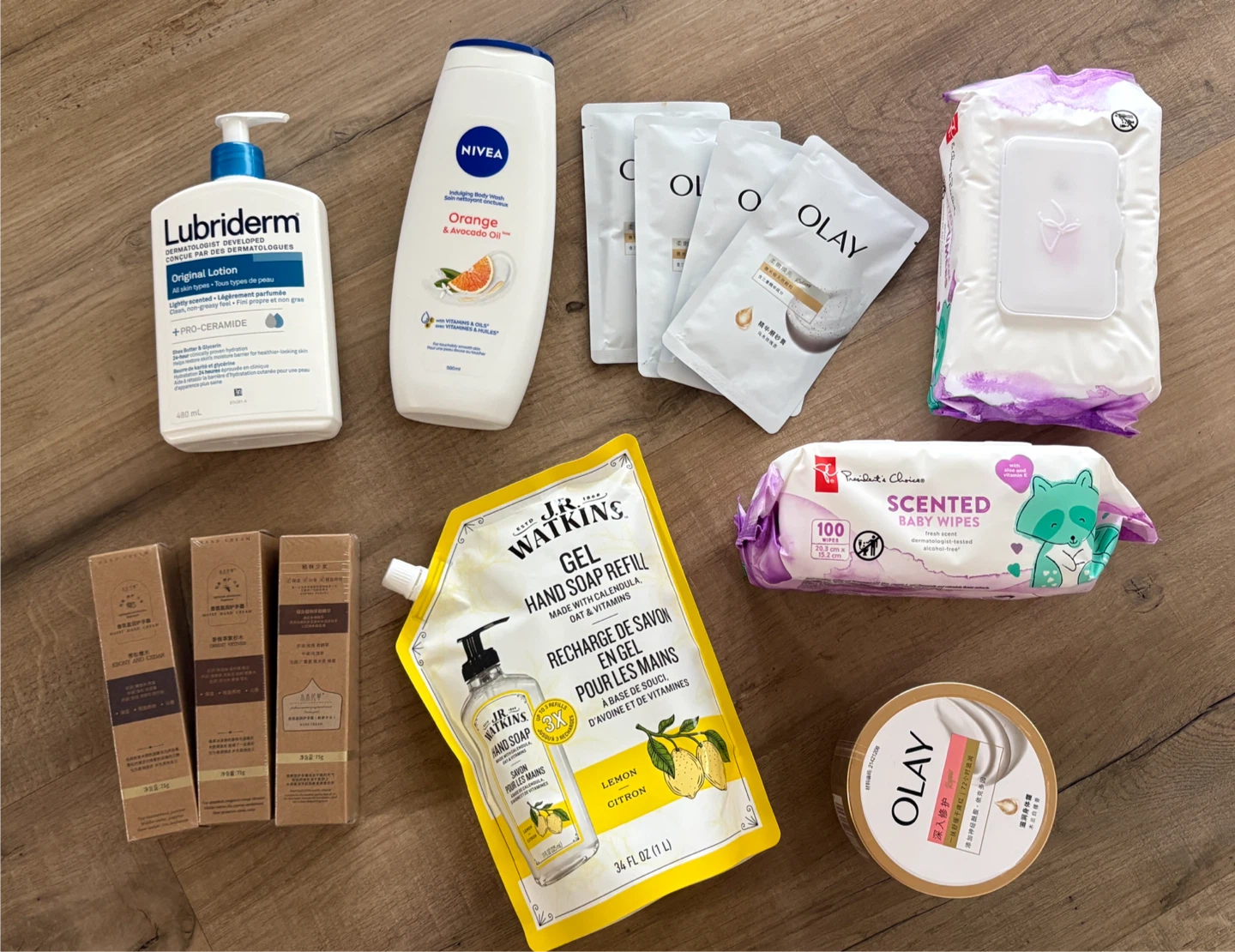 Personal care products unopened