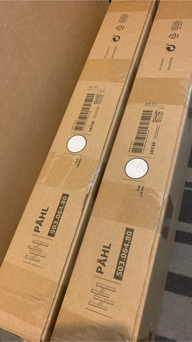 IKEA PÄHL Desk White (brand new, unopened!) - photo 4