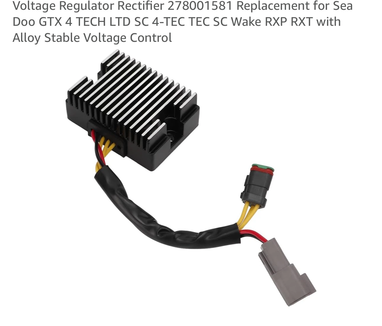 Voltage Regulator Rectifier 278001581 for Sea Doo GTX RXP RXT - photo 2