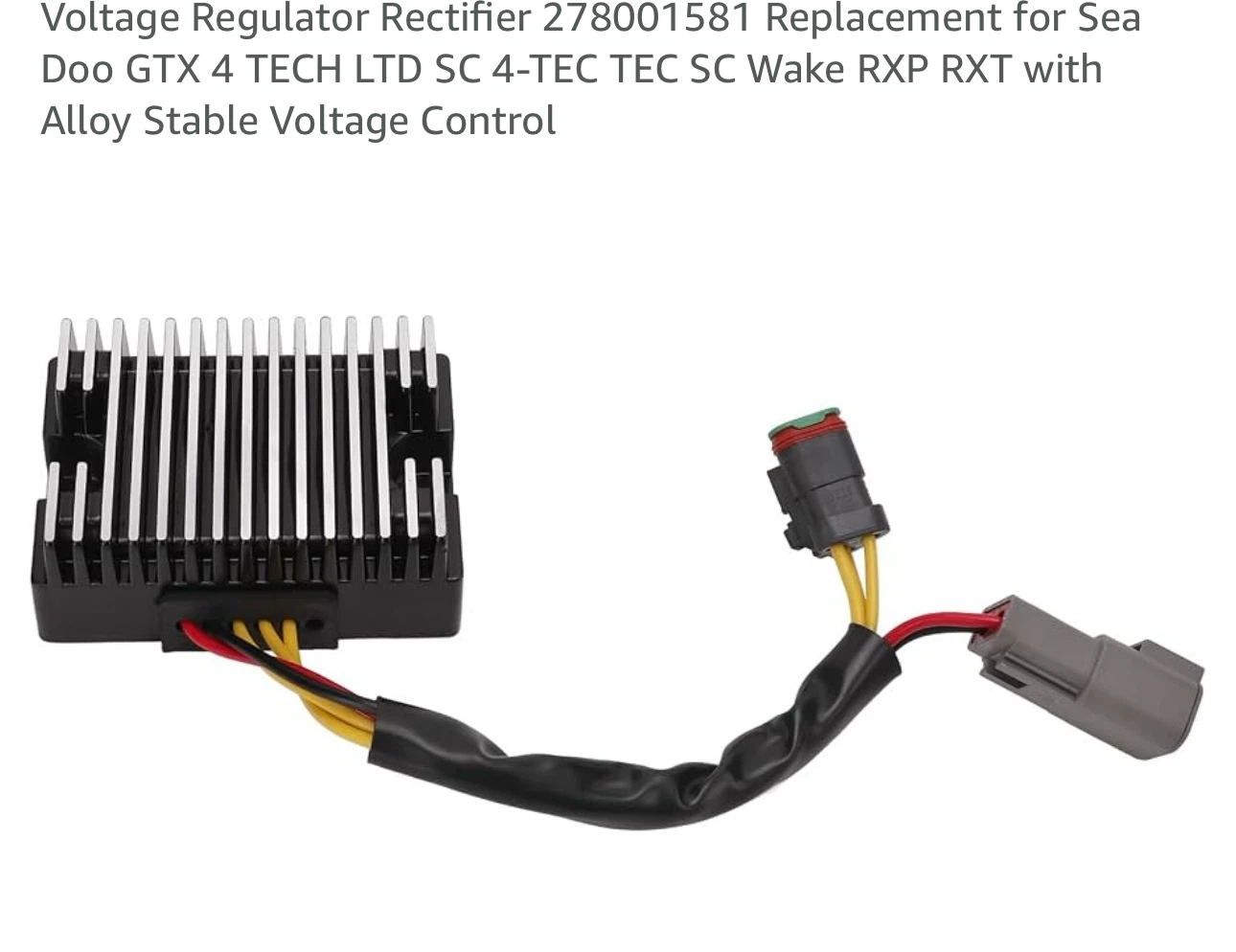 Voltage Regulator Rectifier 278001581 for Sea Doo GTX RXP RXT - photo 4