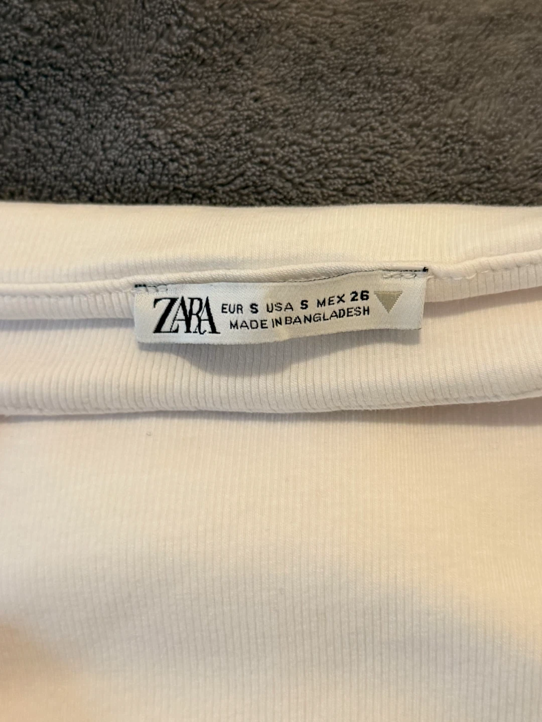 White Zara Strapless Dress with Ruffles - photo 3