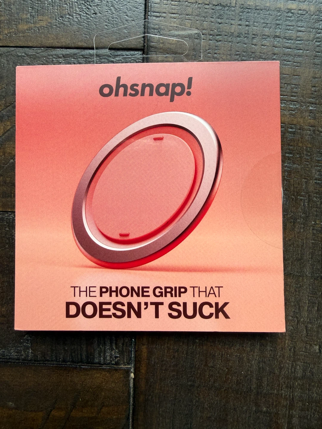 ohsnap! Snap grip a Luxe magnetic phone grip - blazed sunset