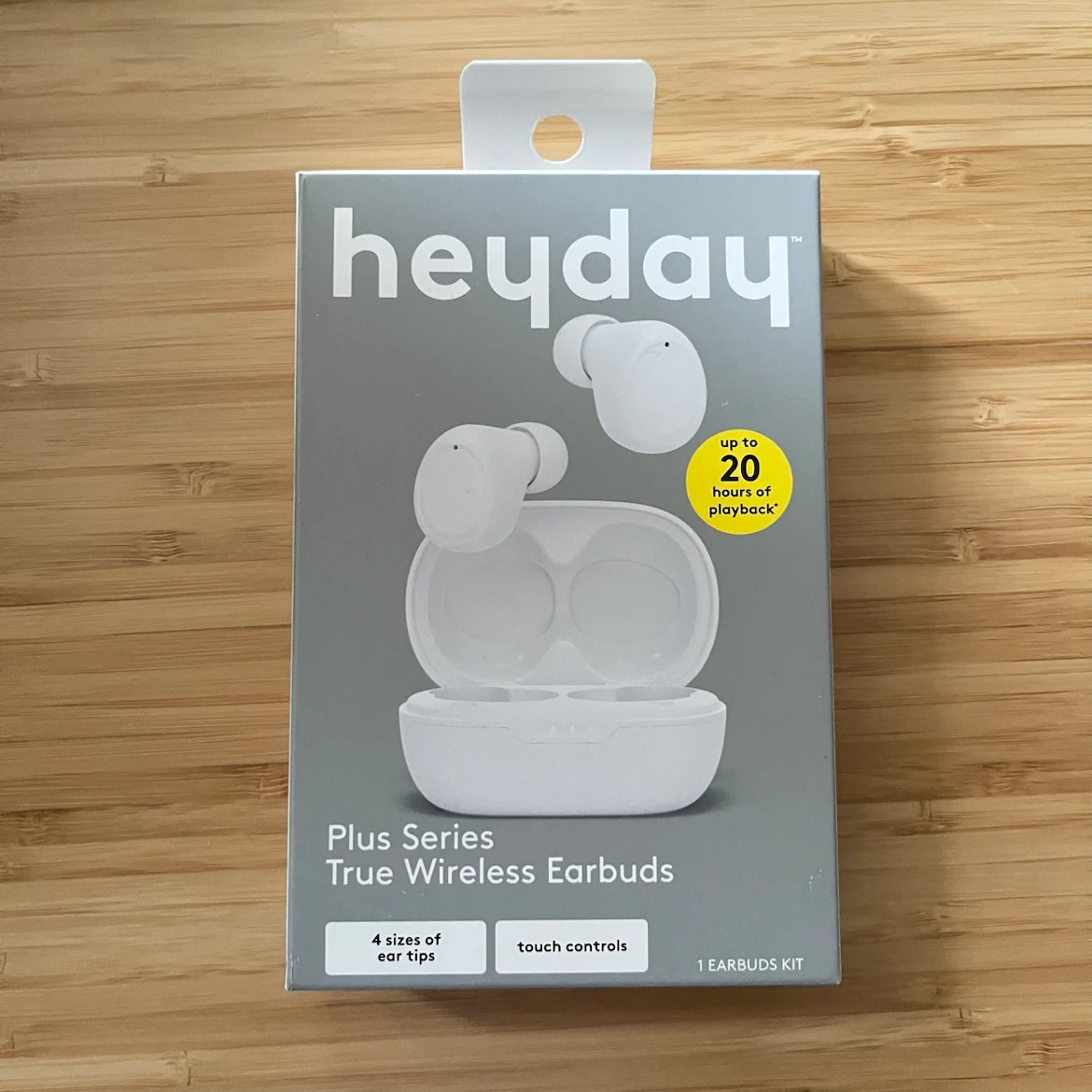 heyday Plus Series True Wireless Earbuds White