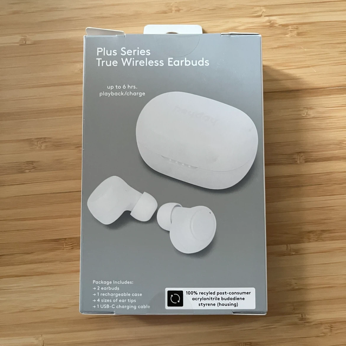 heyday Plus Series True Wireless Earbuds White - photo 2