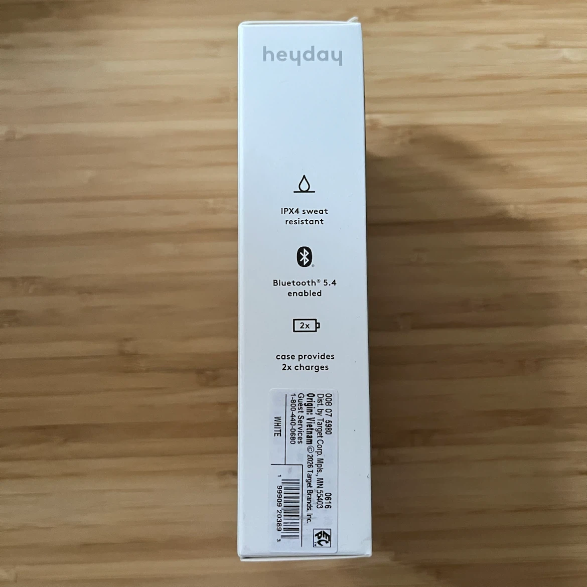 heyday Plus Series True Wireless Earbuds White - photo 3