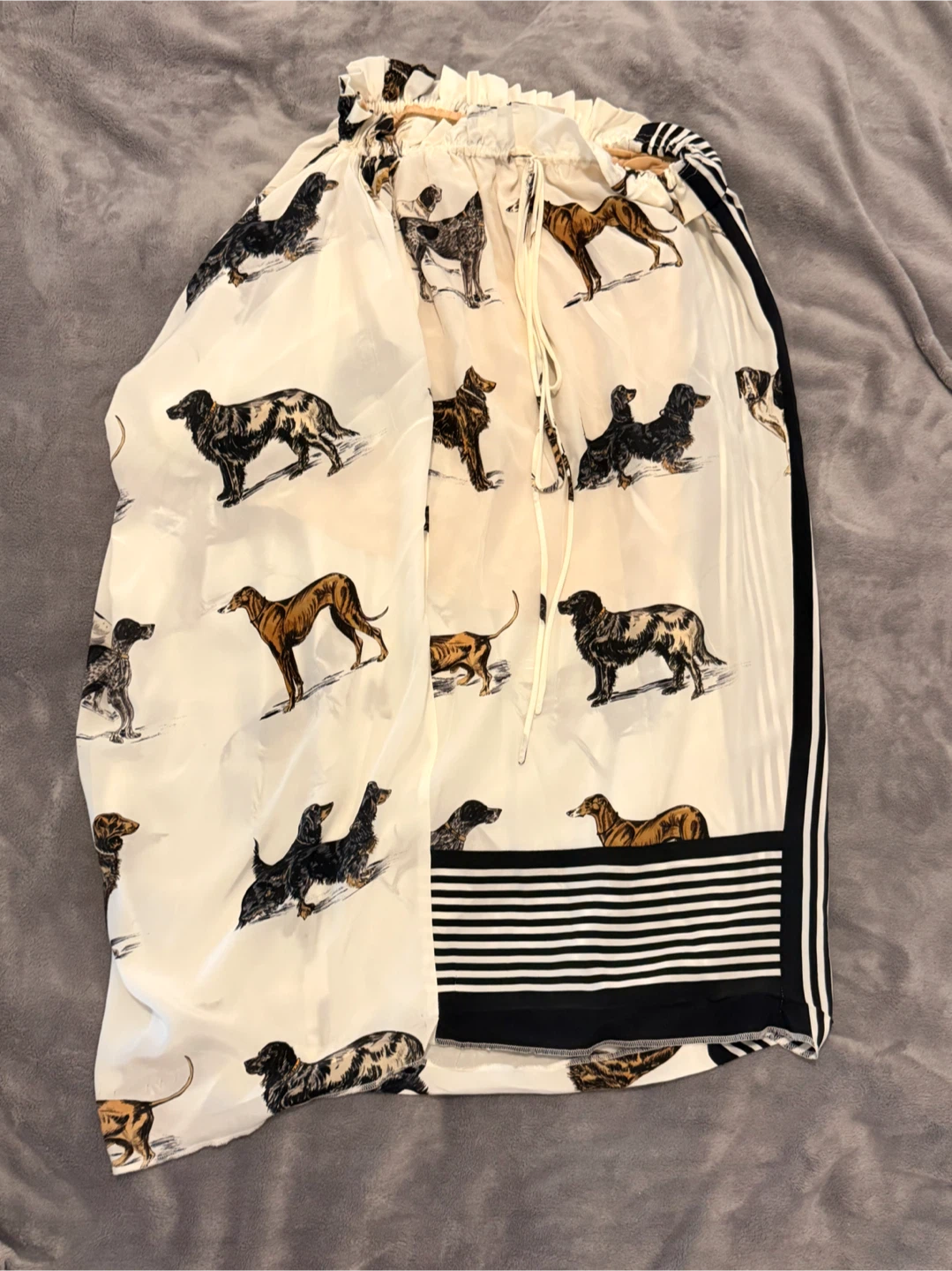 Stella McCartney Dog Print Skirt